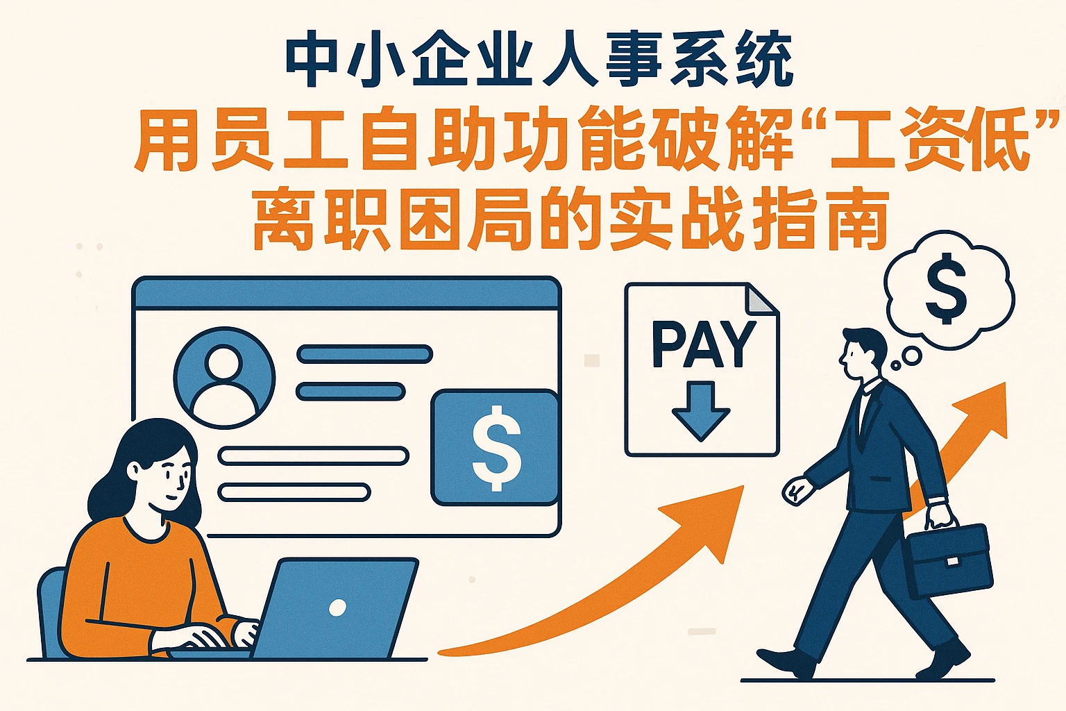 中小企业人事系统：用员工自助功能破解“工资低”离职困局的实战指南
