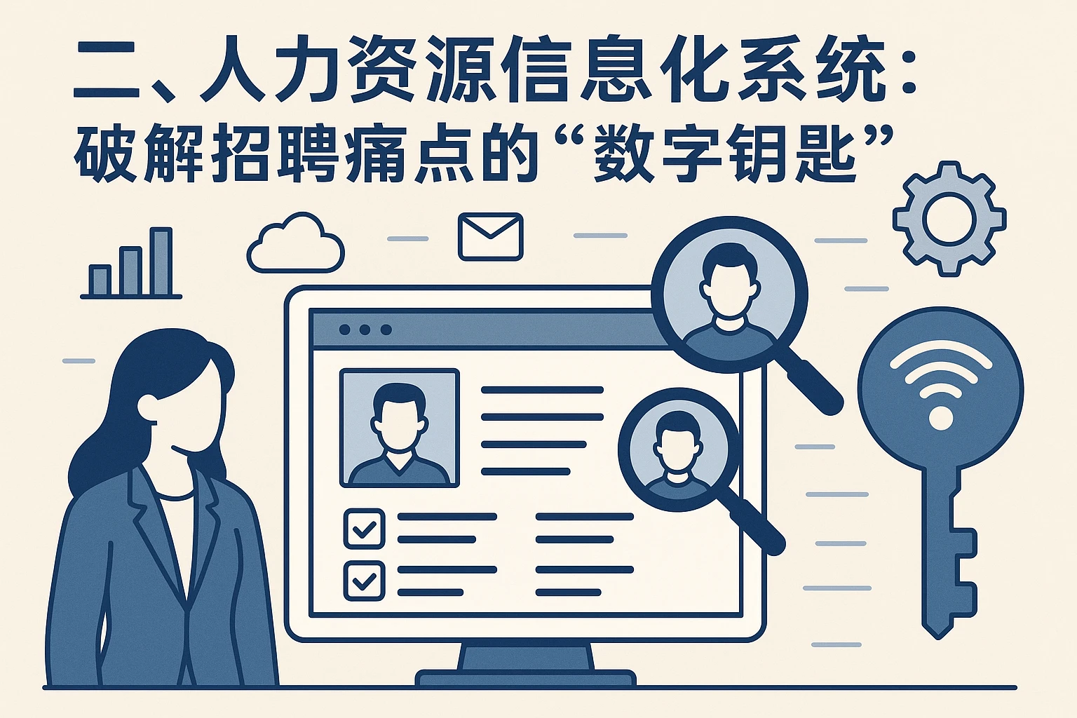 二、人力资源信息化系统：破解招聘痛点的“数字钥匙”