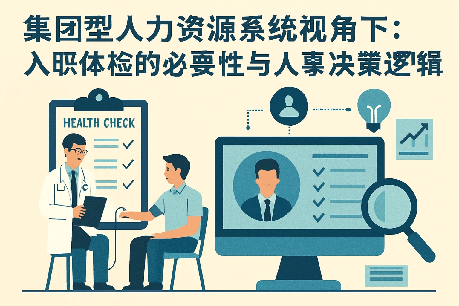 集团型人力资源系统视角下：入职体检的必要性与人事决策逻辑