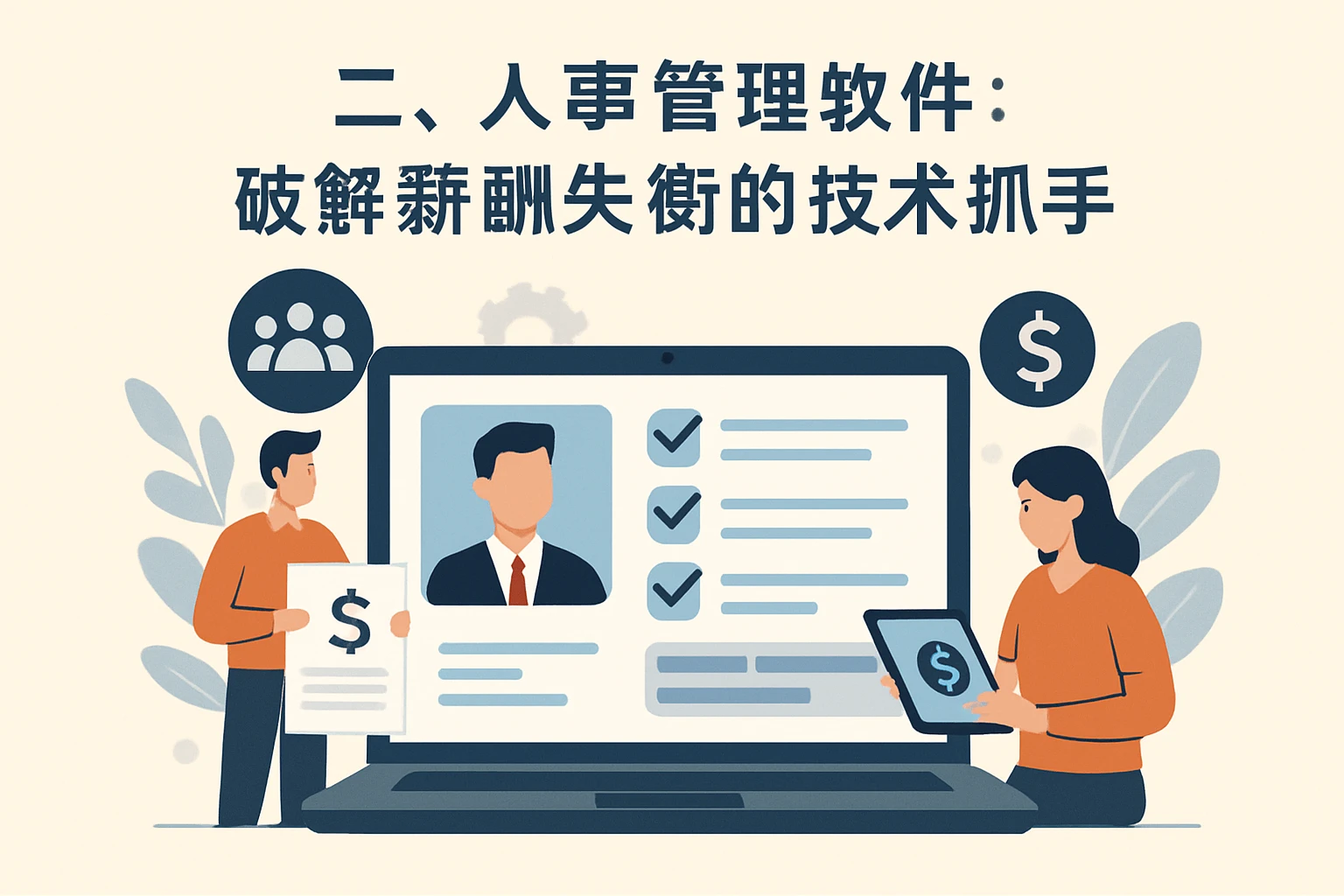 二、人事管理软件：破解薪酬失衡的技术抓手