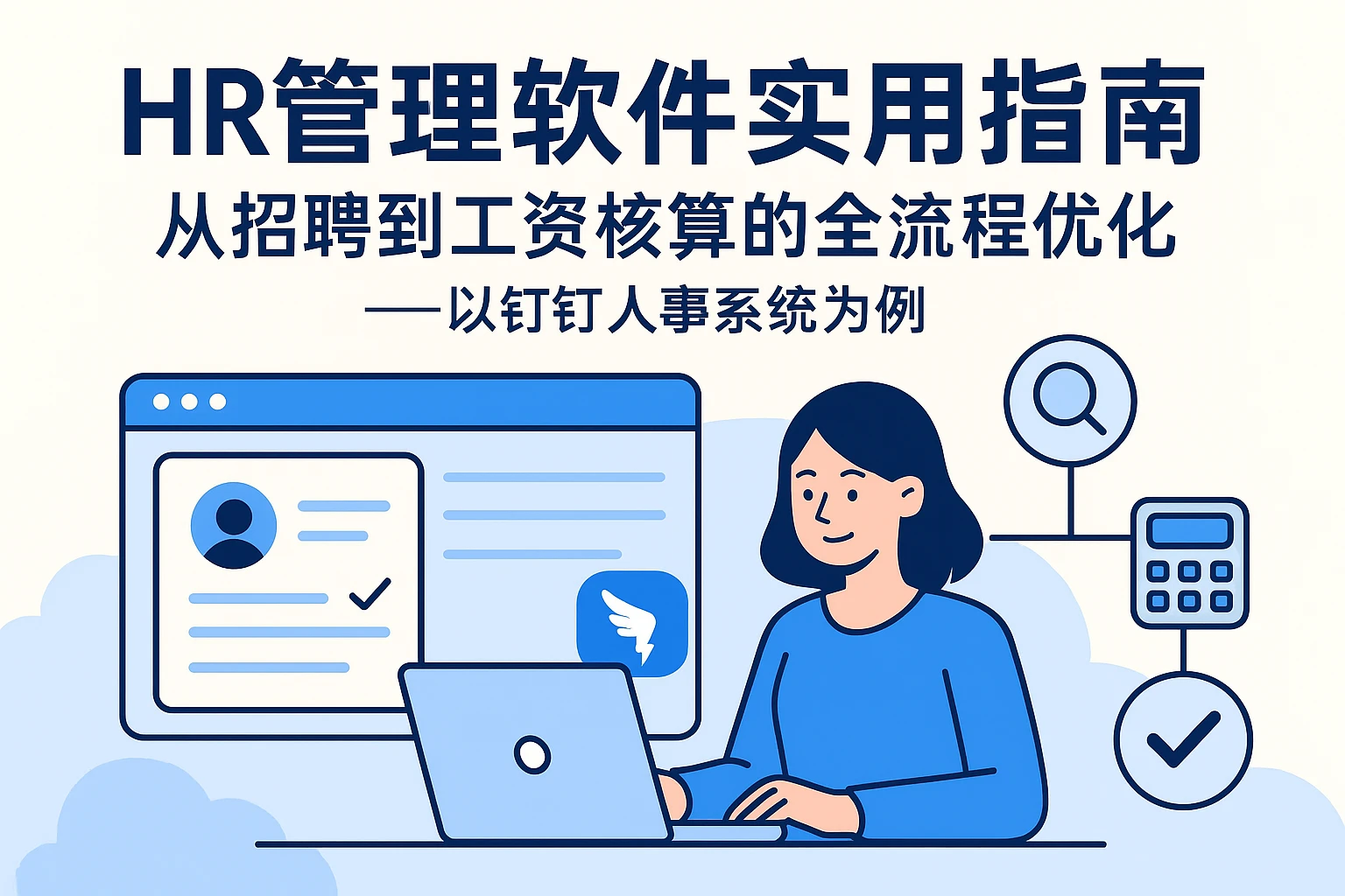 HR管理软件实用指南：从招聘到工资核算的全流程优化——以钉钉人事系统为例