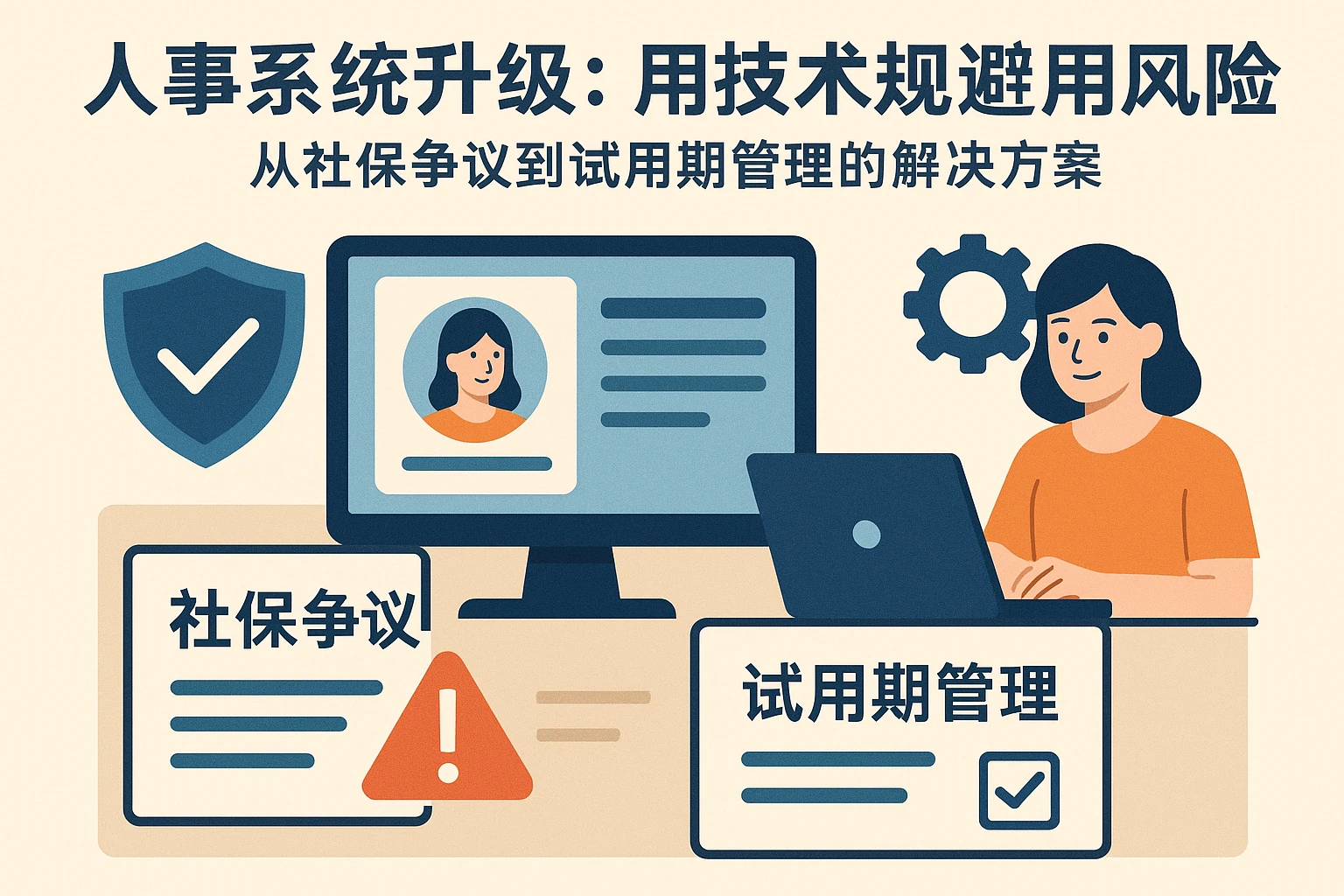人事系统升级：用技术规避用工风险——从社保争议到试用期管理的解决方案