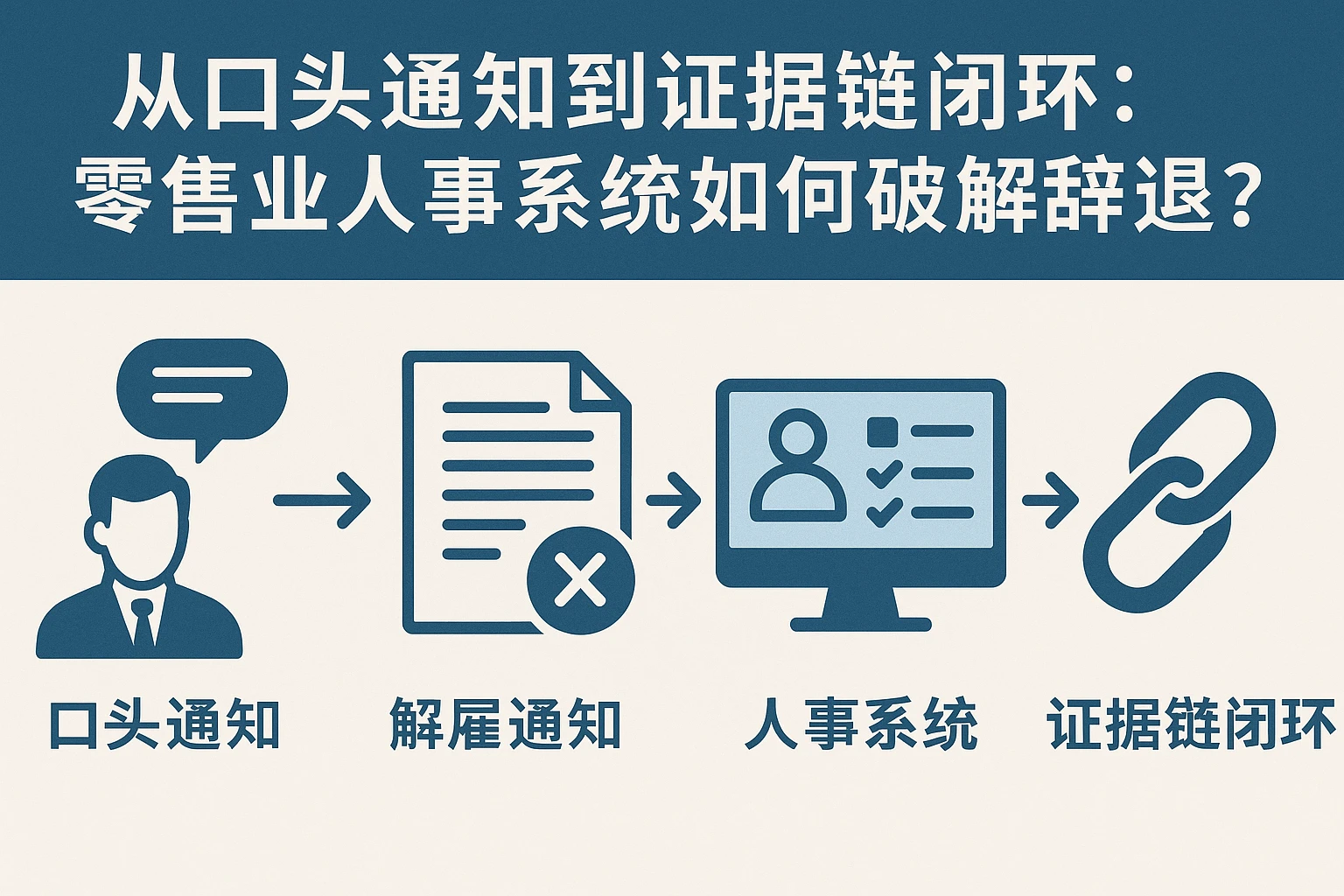 从口头通知到证据链闭环：零售业人事系统如何破解辞退风险？