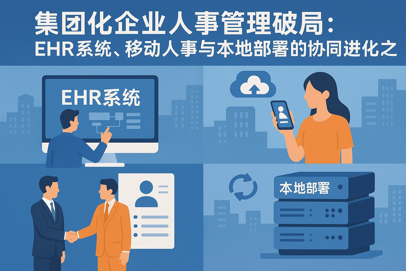 集团化企业人事管理破局：EHR系统、移动人事与本地部署的协同进化之路