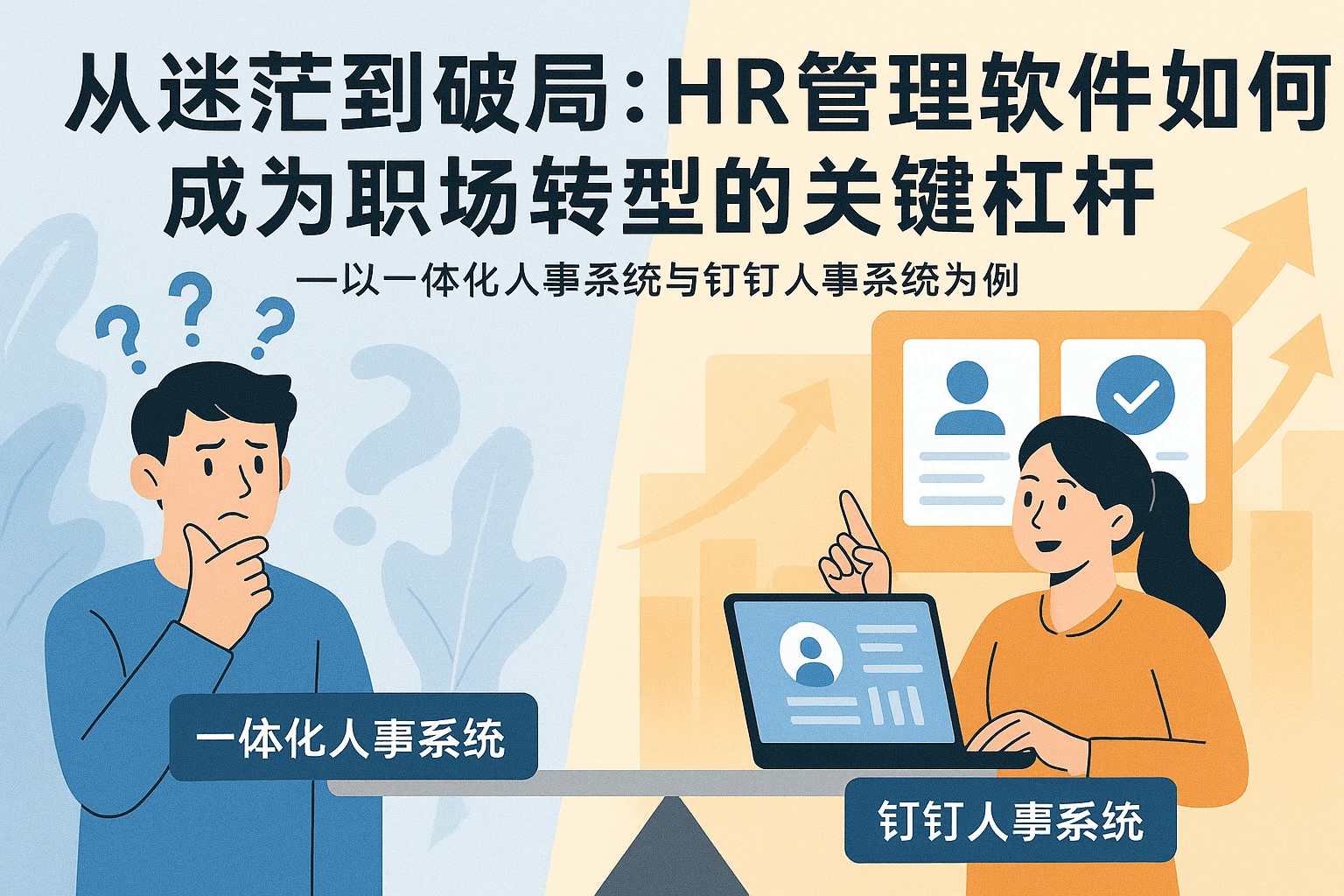 从迷茫到破局：HR管理软件如何成为职场转型的关键杠杆——以一体化人事系统与钉钉人事系统为例