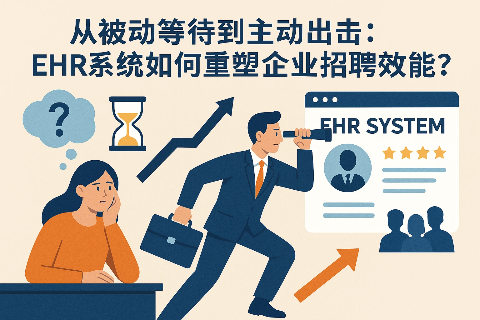 从被动等待到主动出击：EHR系统如何重塑企业招聘效能？
