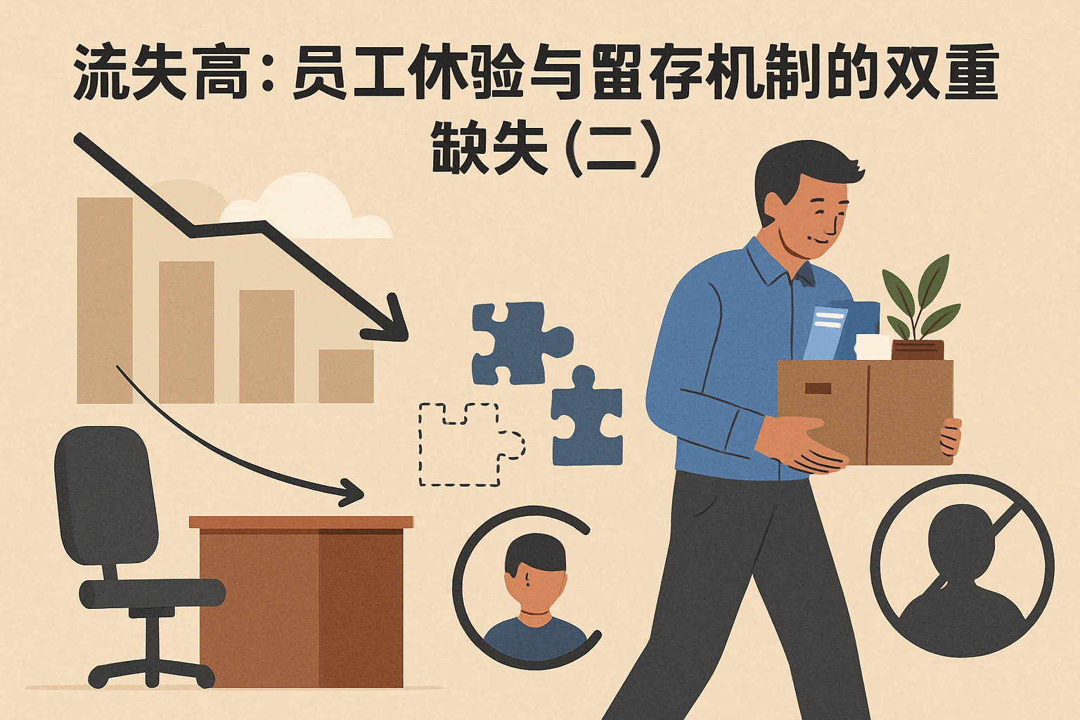 （二）流失高：员工体验与留存机制的双重缺失