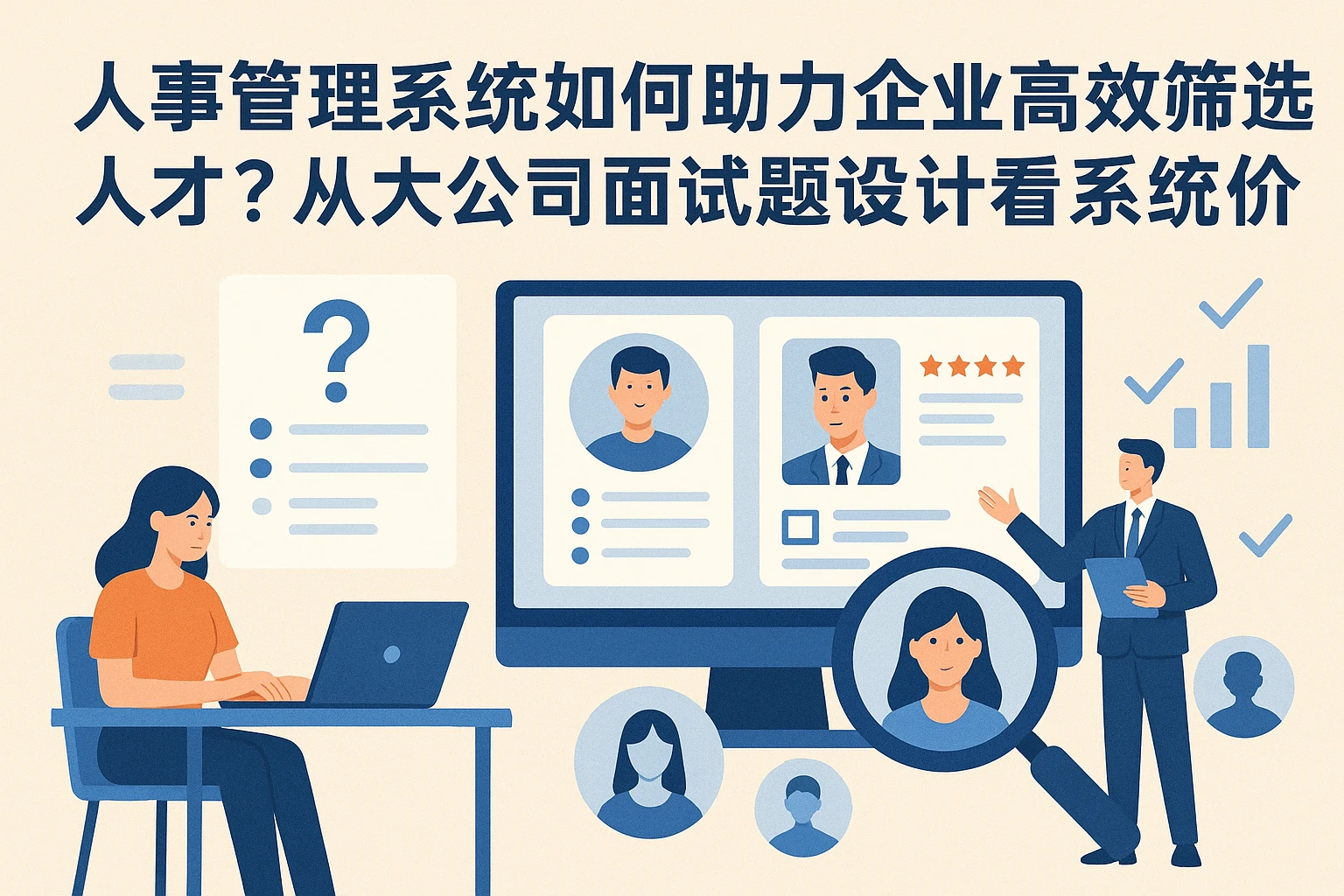 人事管理系统如何助力企业高效筛选人才？从大公司面试题设计看系统价值