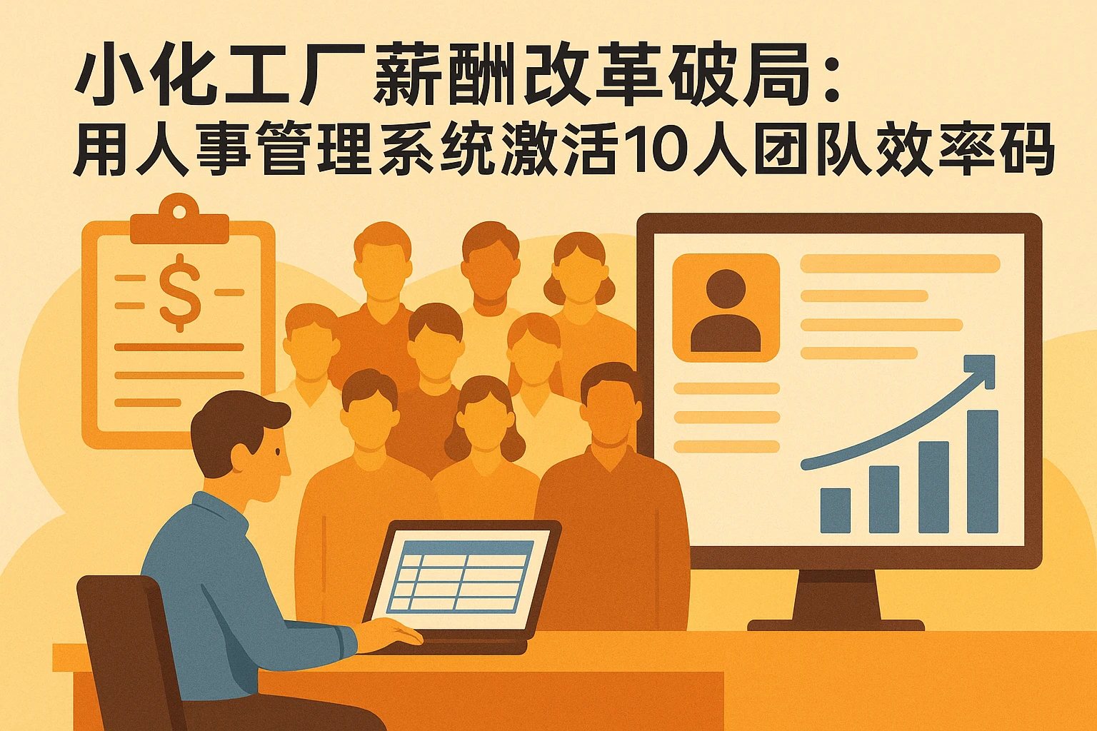 小化工厂薪酬改革破局：用人事管理系统激活10人团队的效率密码