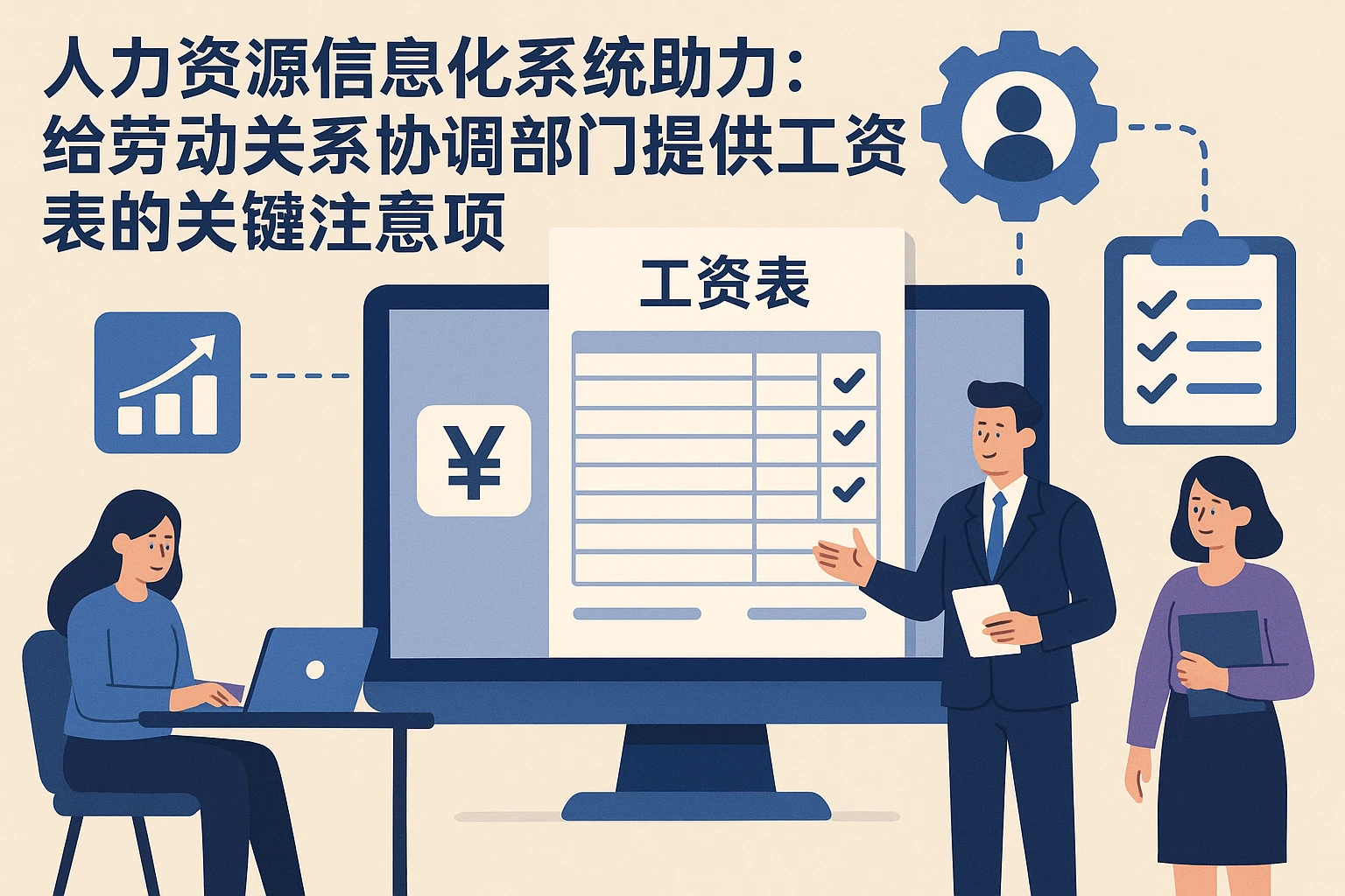 人力资源信息化系统助力：给劳动关系协调部门提供工资表的关键注意事项