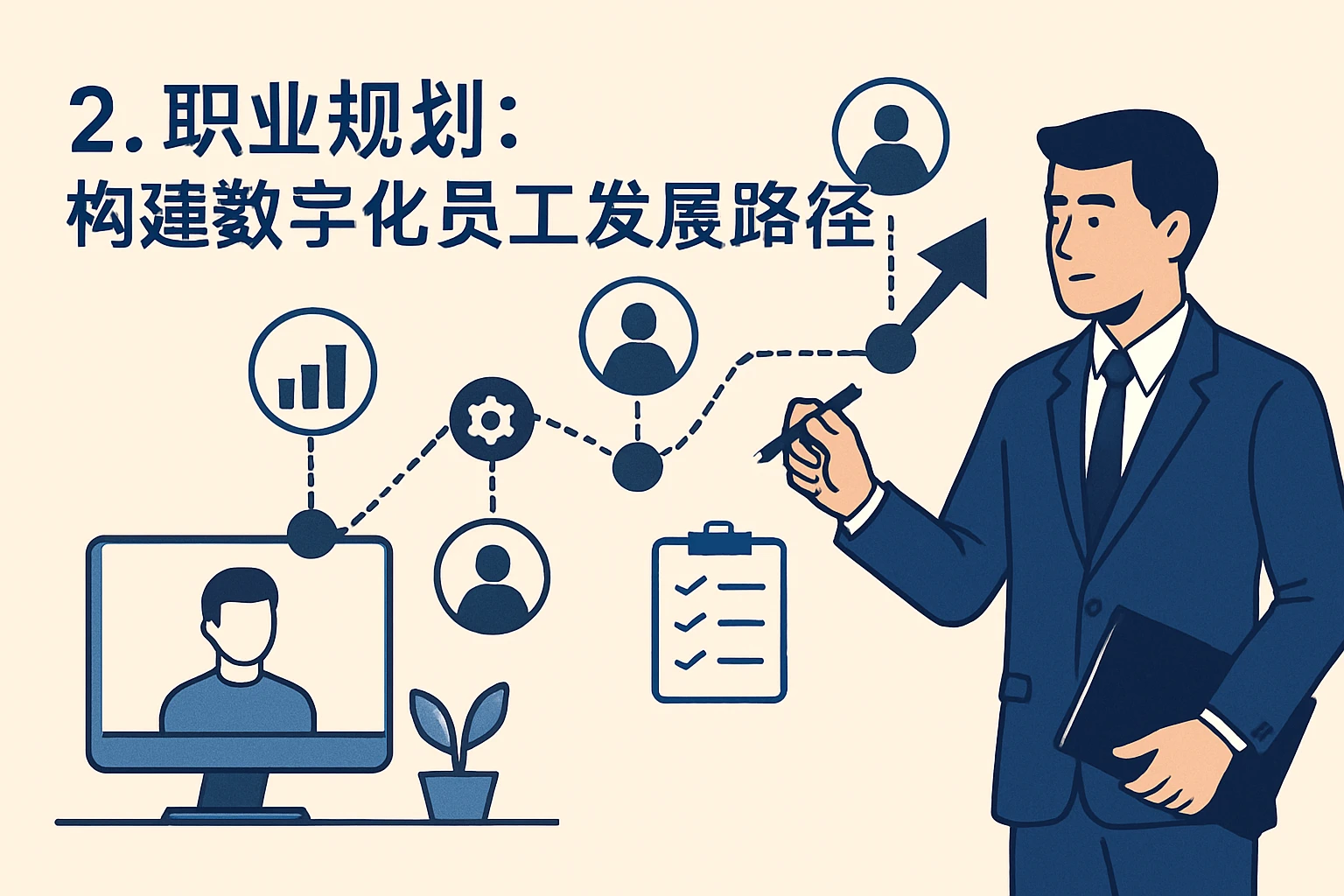 2. 职业规划：构建数字化员工发展路径
