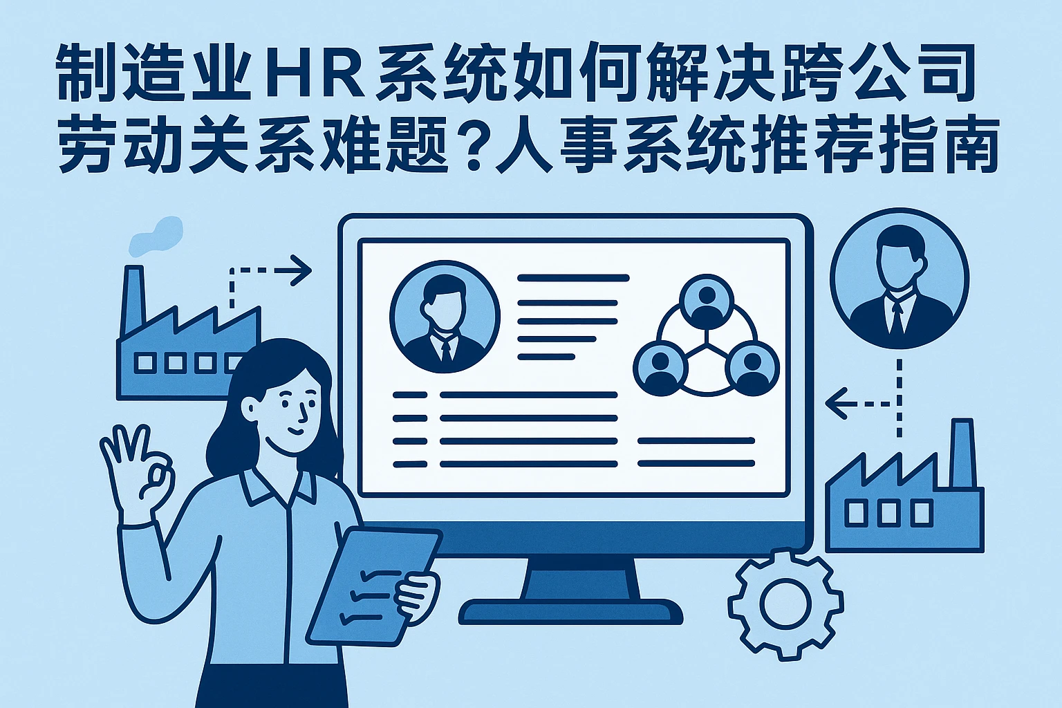 制造业HR系统如何解决跨公司劳动关系难题？人事系统推荐与实践指南