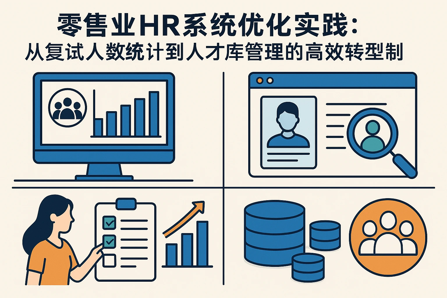 零售业HR系统优化实践：从复试人数统计到人才库管理的高效转型