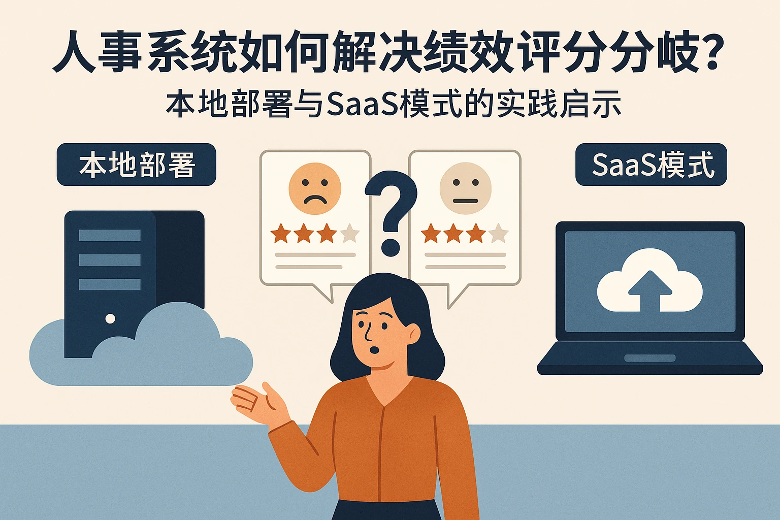 人事系统如何解决绩效评分分歧？本地部署与SaaS模式的实践启示