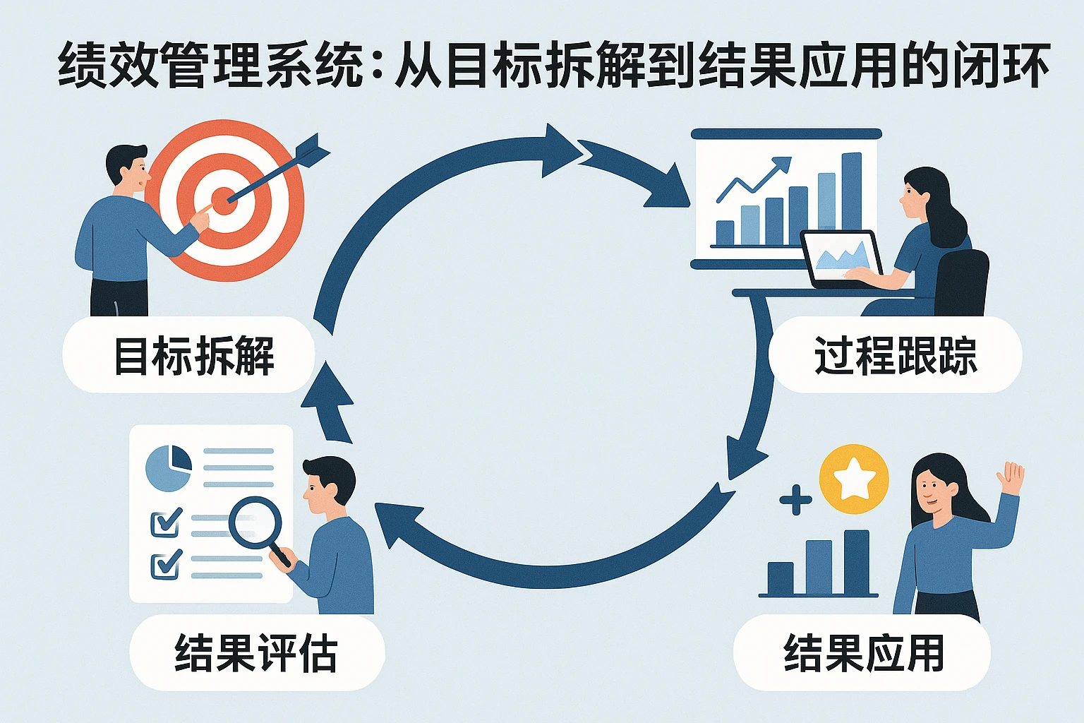1. 绩效管理系统：从目标拆解到结果应用的闭环