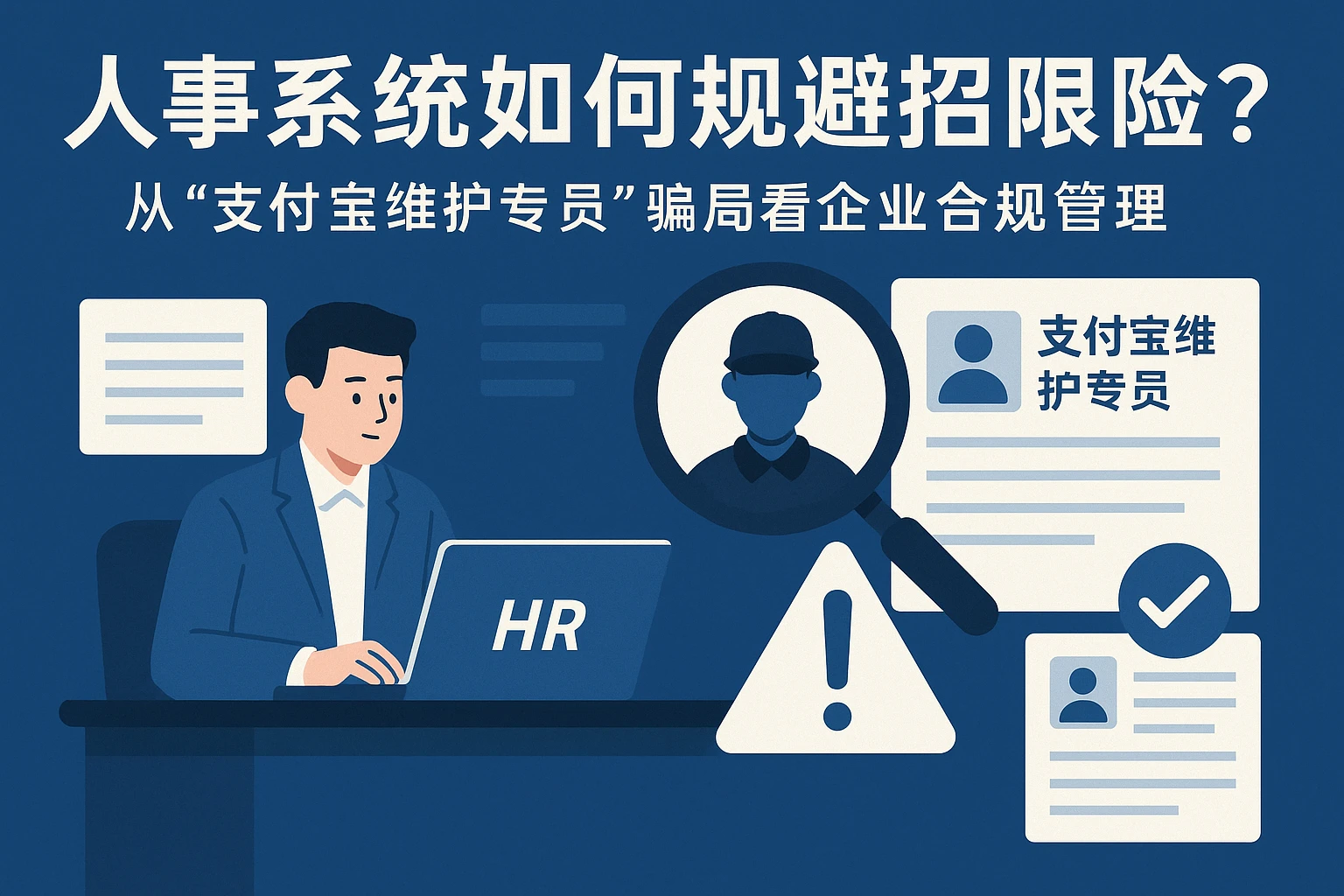 人事系统如何规避招聘风险？从“支付宝维护专员”骗局看企业合规管理