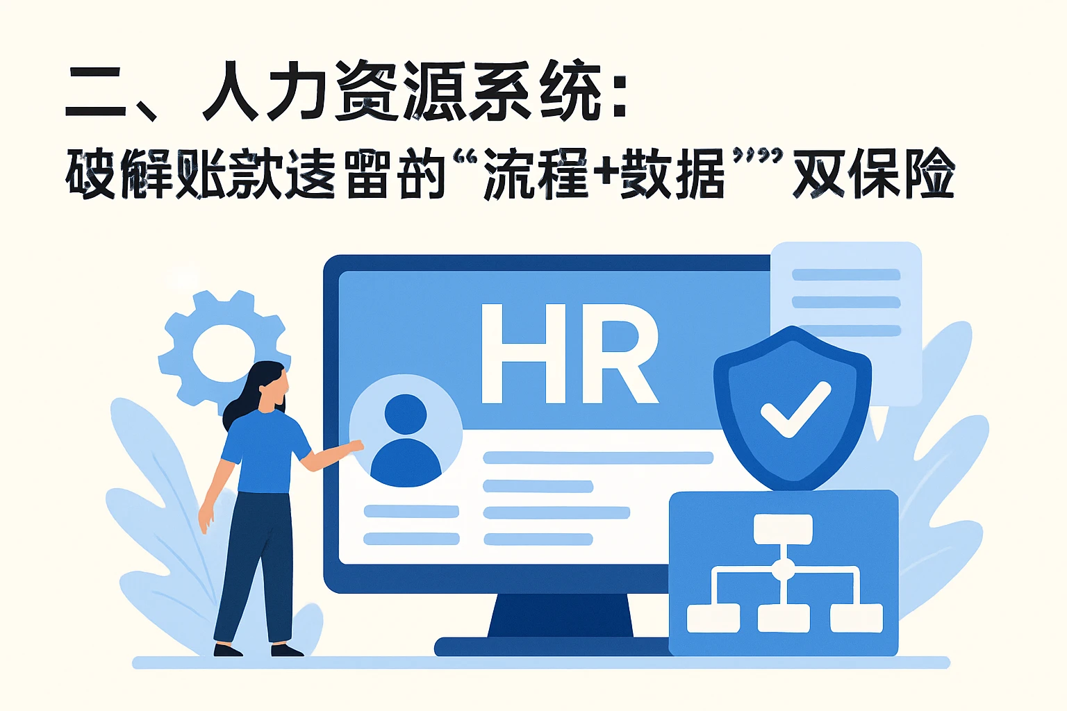 二、人力资源系统：破解账款遗留的“流程+数据”双保险