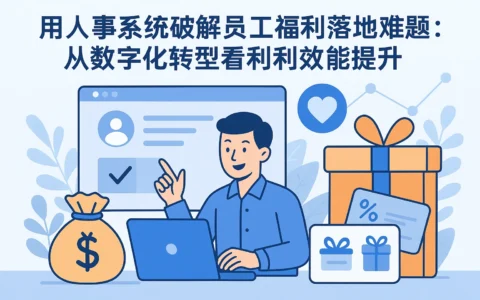 用人事系统破解员工福利落地难题：从数字化转型看福利效能提升