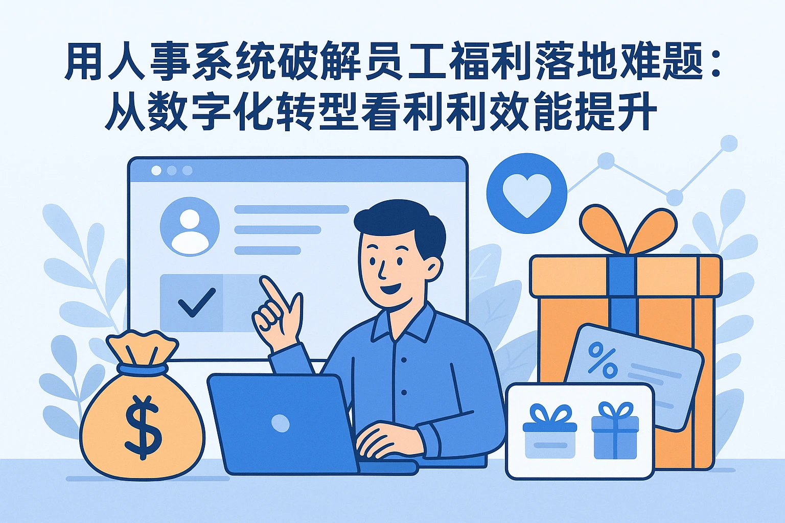 用人事系统破解员工福利落地难题:从数字化转型看福利效能提升