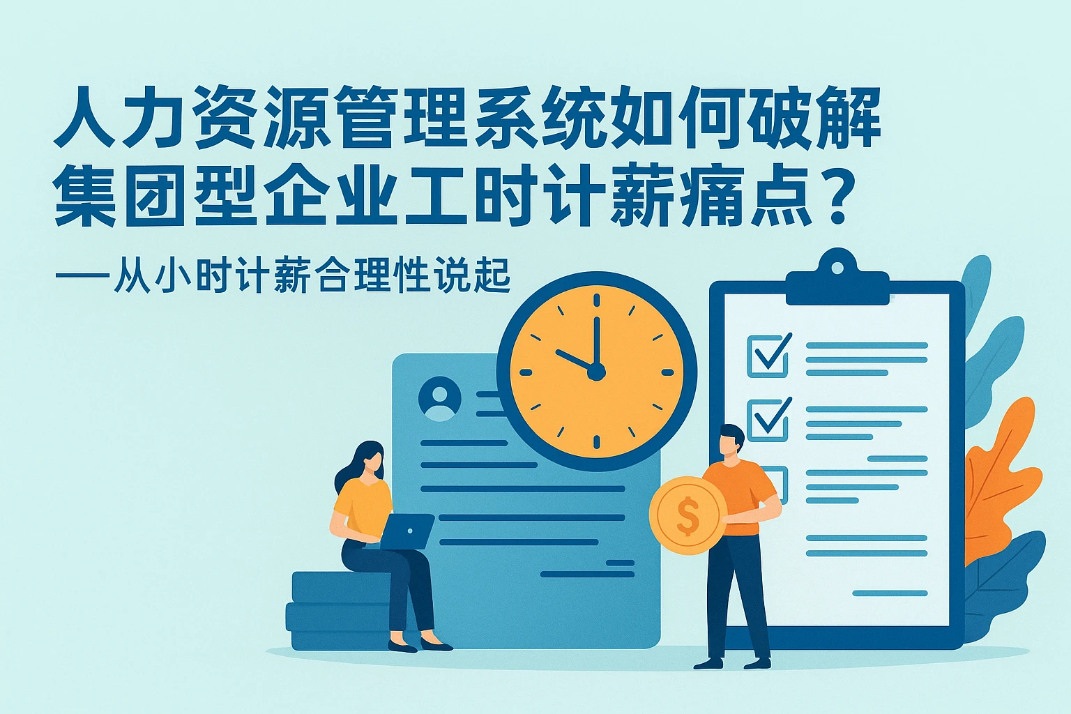 人力资源管理系统如何破解集团型企业工时计薪痛点？——从小时计薪合理性说起