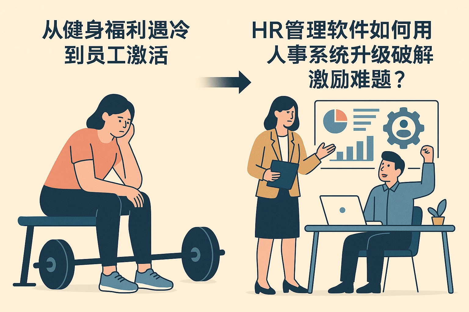 从健身福利遇冷到员工激活：HR管理软件如何用人事系统升级破解激励难题？