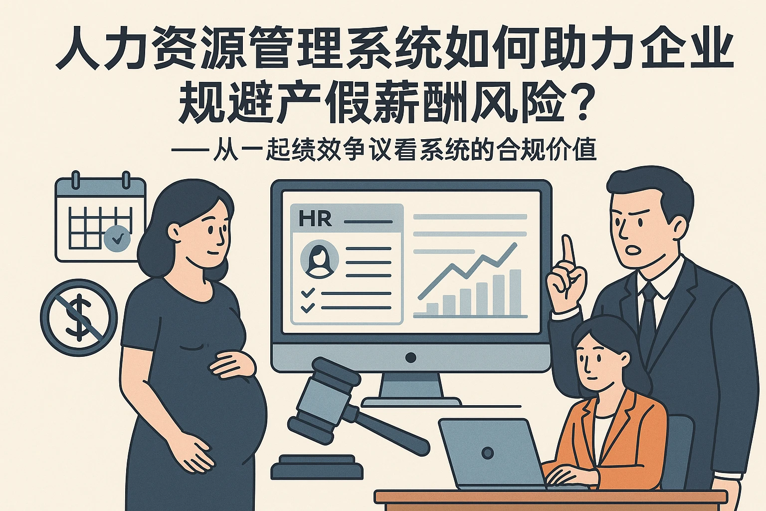 人力资源管理系统如何助力企业规避产假薪酬风险？——从一起绩效争议看系统的合规价值
