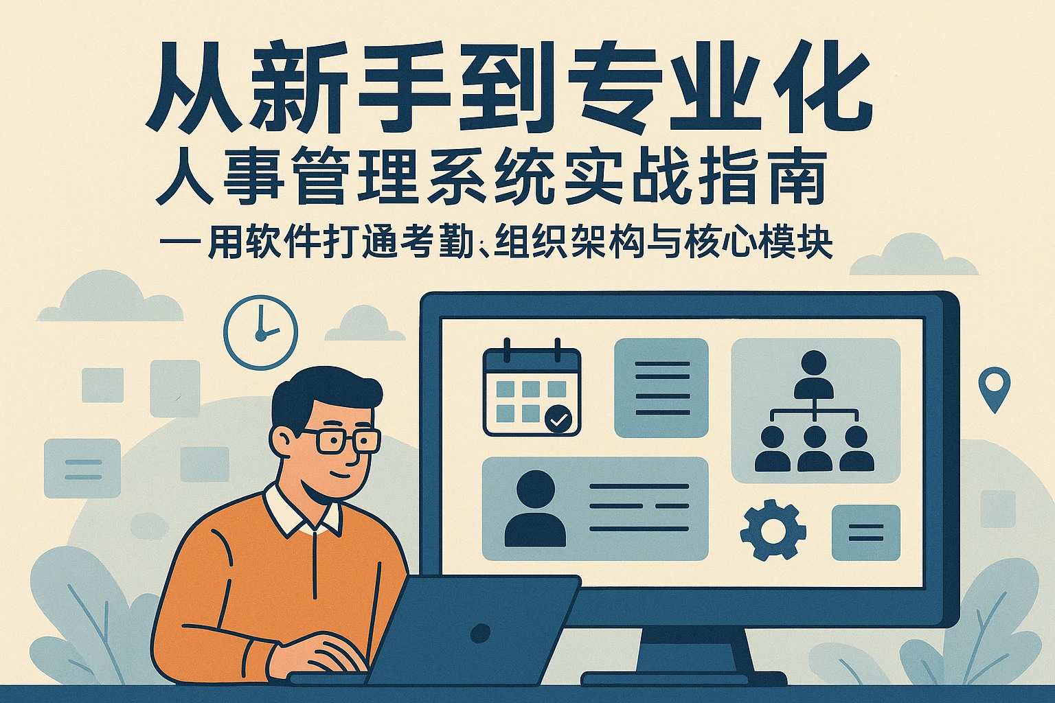 从新手到专业：人事管理系统实战指南——用软件打通考勤、组织架构与核心模块