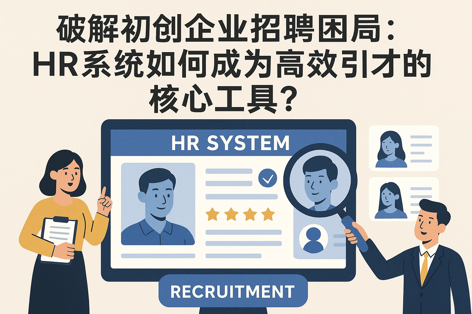 破解初创企业招聘困局：HR系统如何成为高效引才的核心工具？