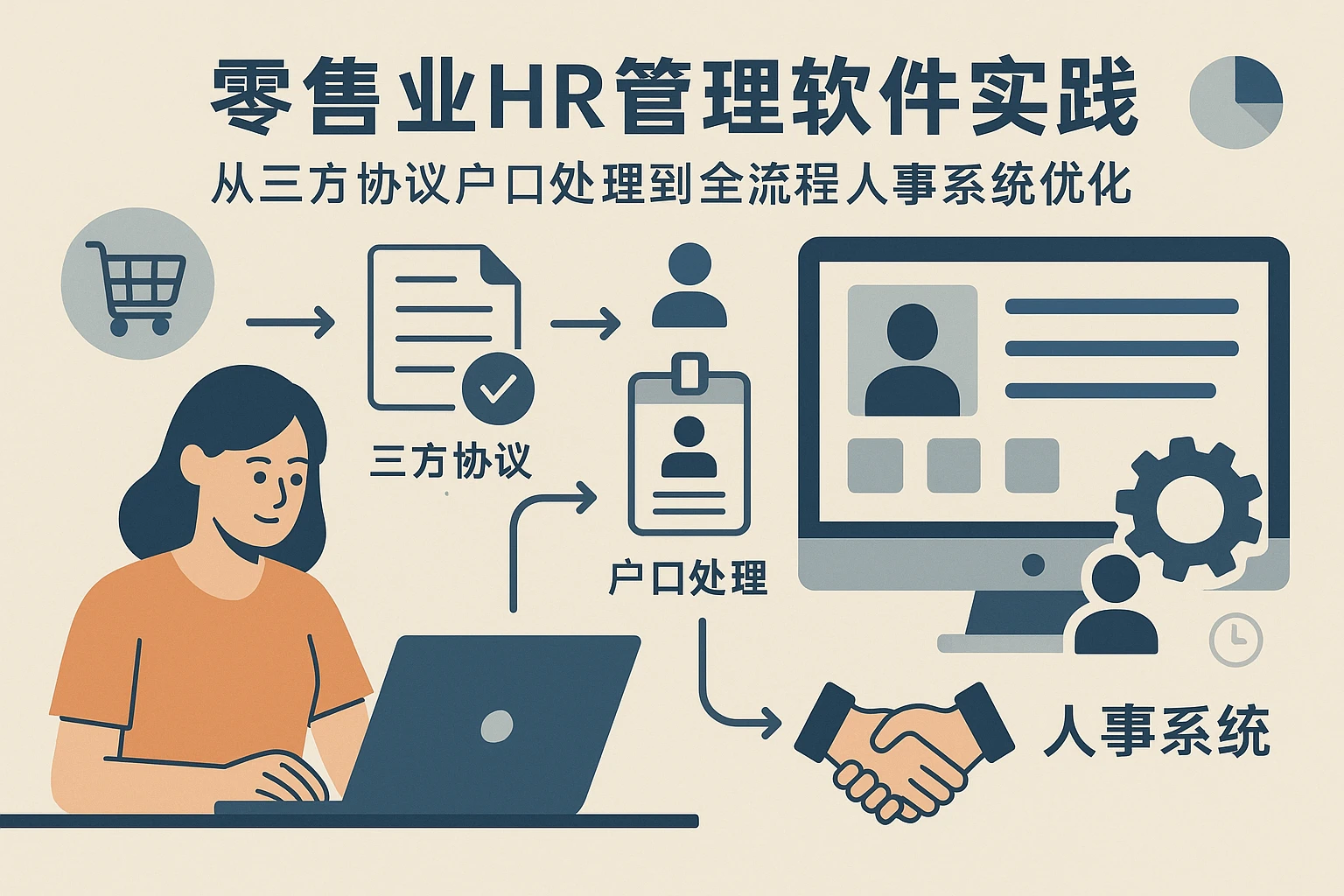 零售业HR管理软件实践：从三方协议户口处理到全流程人事系统优化