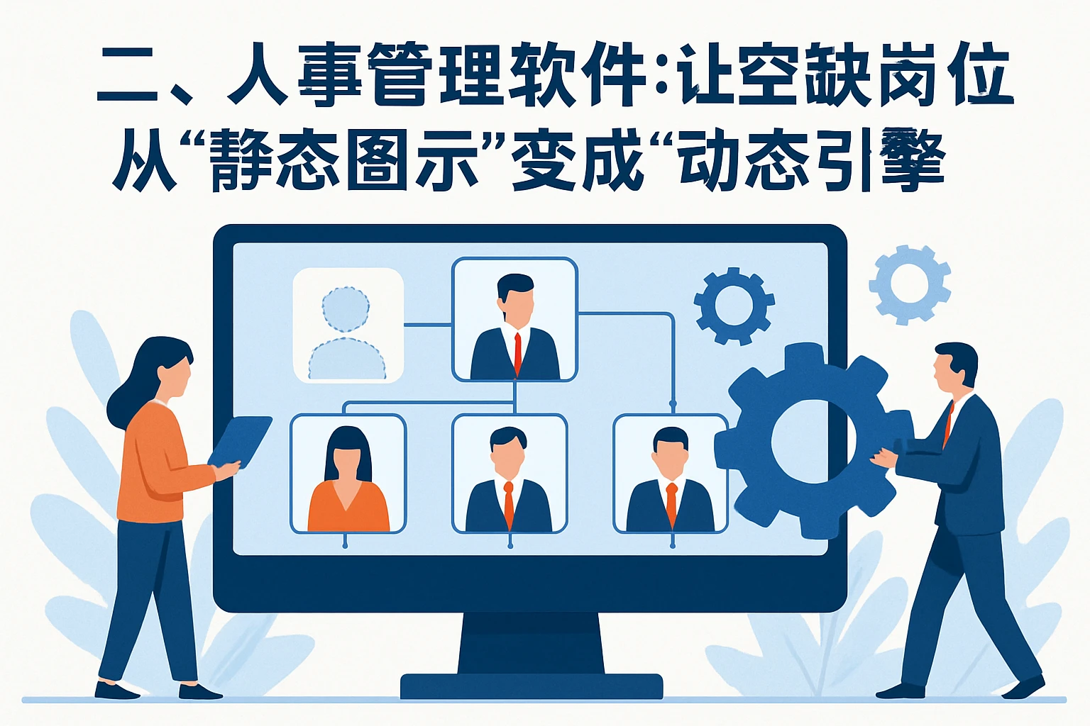 二、人事管理软件：让空缺岗位从“静态图示”变成“动态引擎”