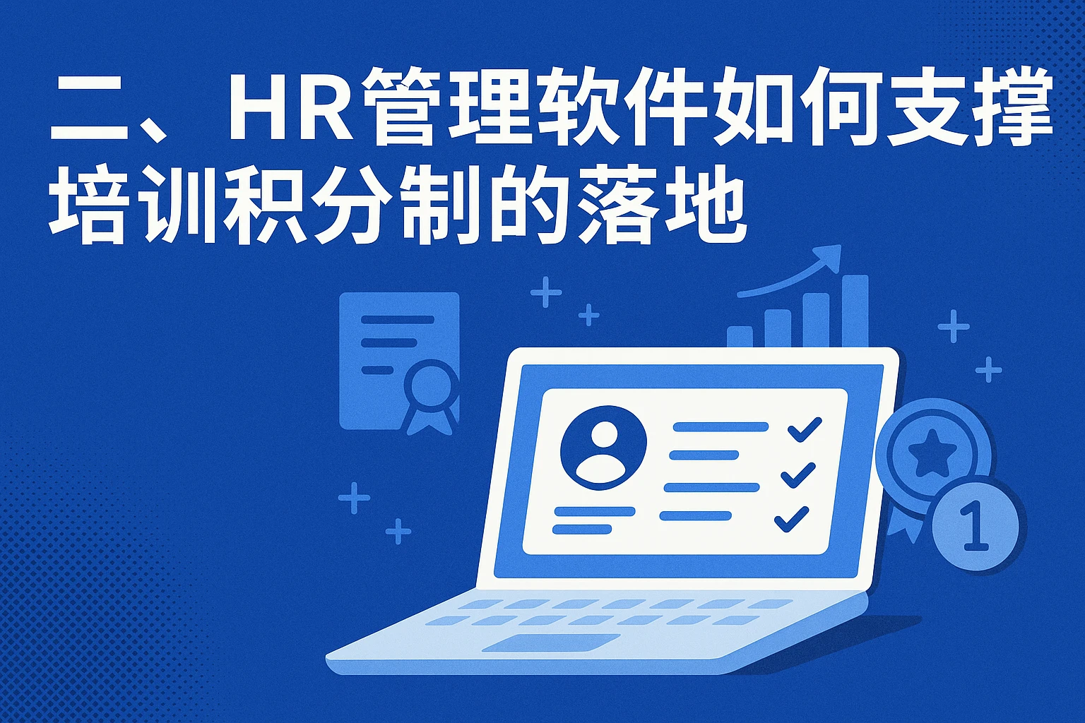 二、HR管理软件如何支撑培训积分制的落地