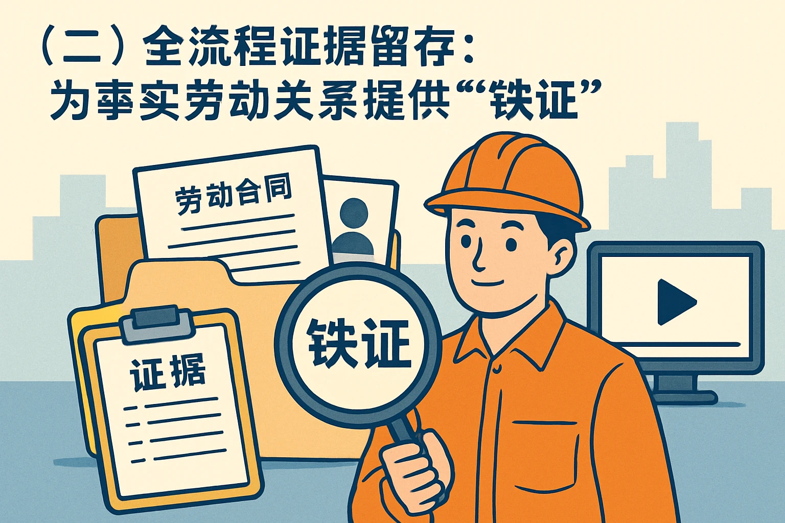 （二）全流程证据留存：为事实劳动关系提供