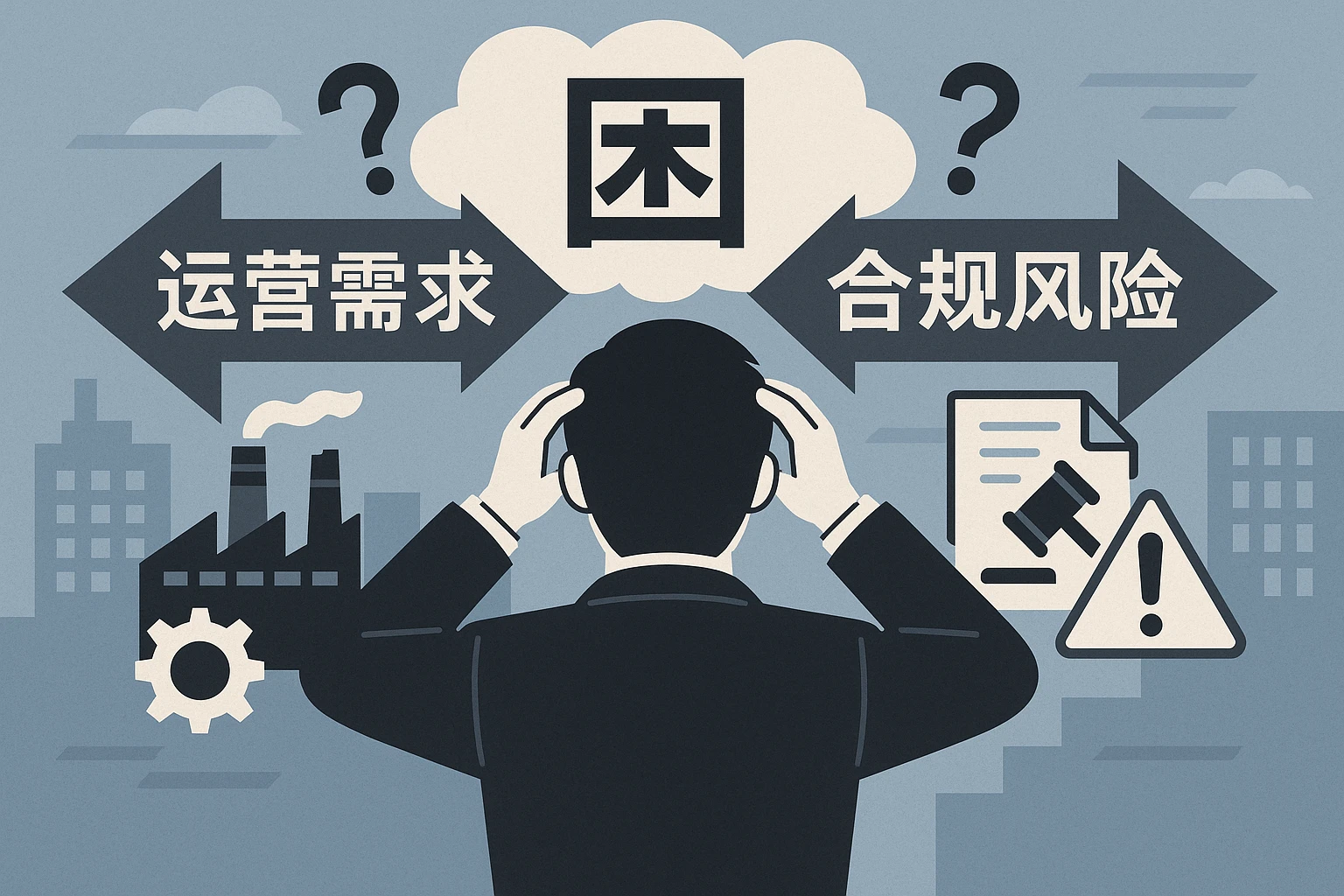2. 企业的“两难”：运营需求与合规风险的冲突