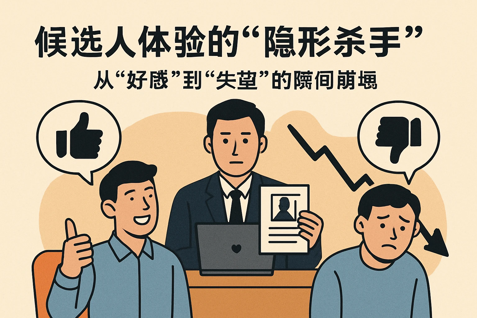 2. 候选人体验的“隐形杀手”：从“好感”到“失望”的瞬间崩塌