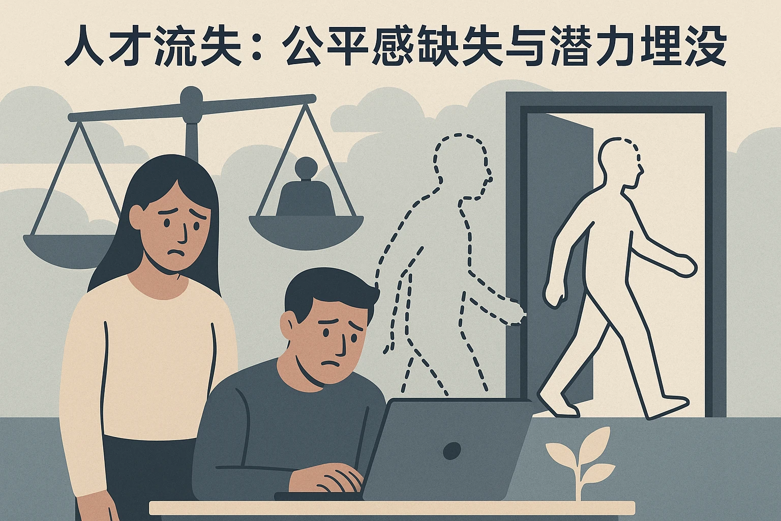 2. 人才流失：公平感缺失与潜力埋没