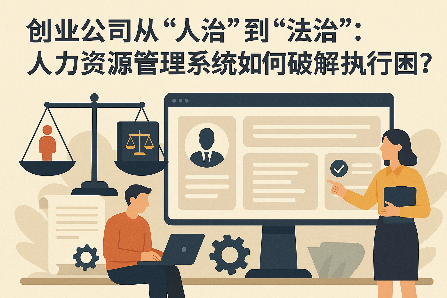 创业公司从“人治”到“法治”：人力资源管理系统如何破解执行力困局？