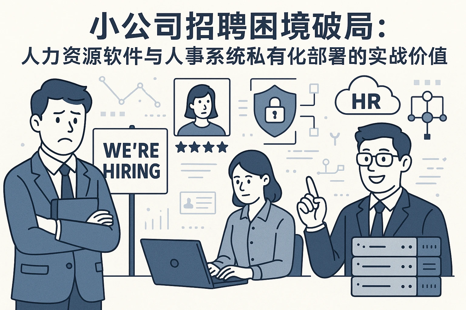 小公司招聘困境破局：人力资源软件与人事系统私有化部署的实战价值