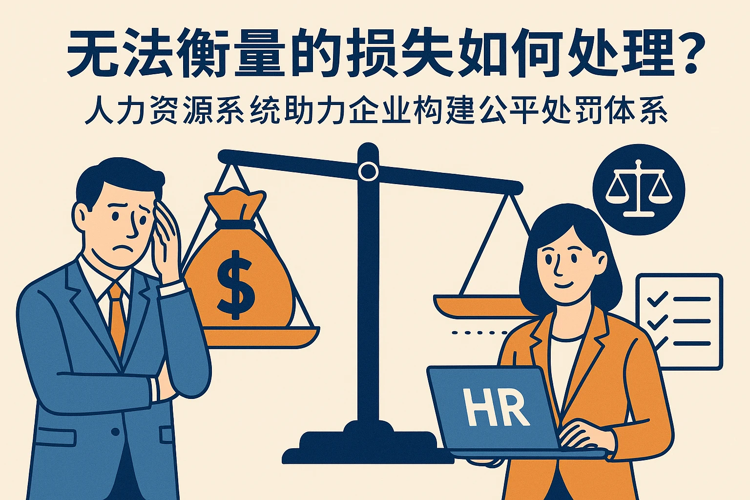 无法衡量的损失如何处理？人力资源系统助力企业构建公平处罚体系