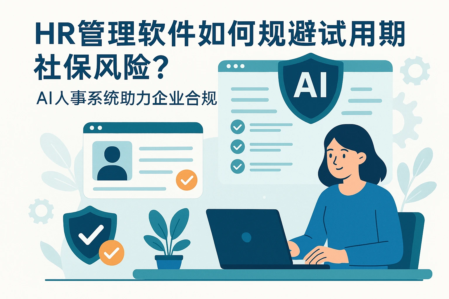 HR管理软件如何规避试用期社保风险？AI人事系统助力企业合规