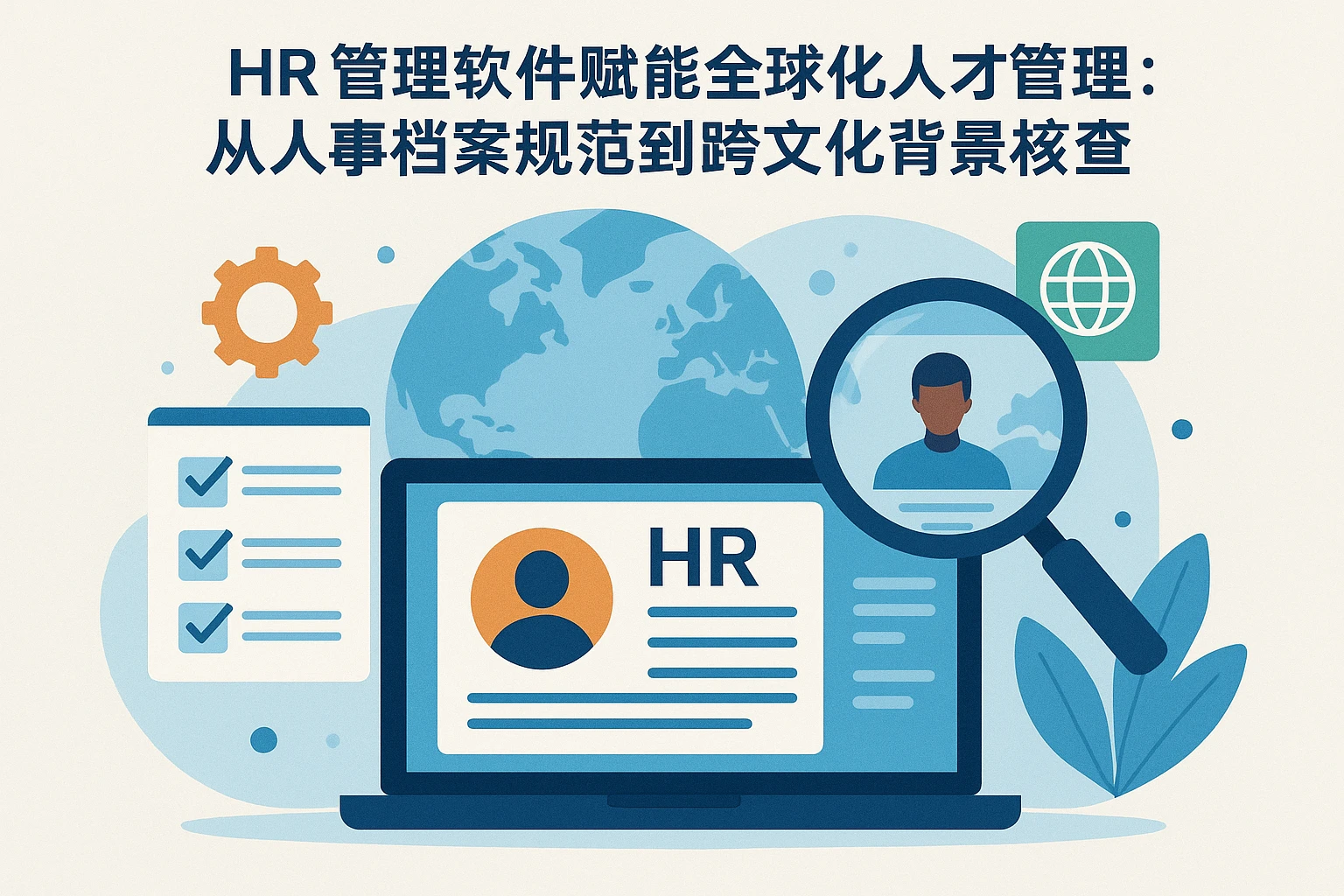 HR管理软件赋能全球化人才管理：从人事档案规范到跨文化背景核查