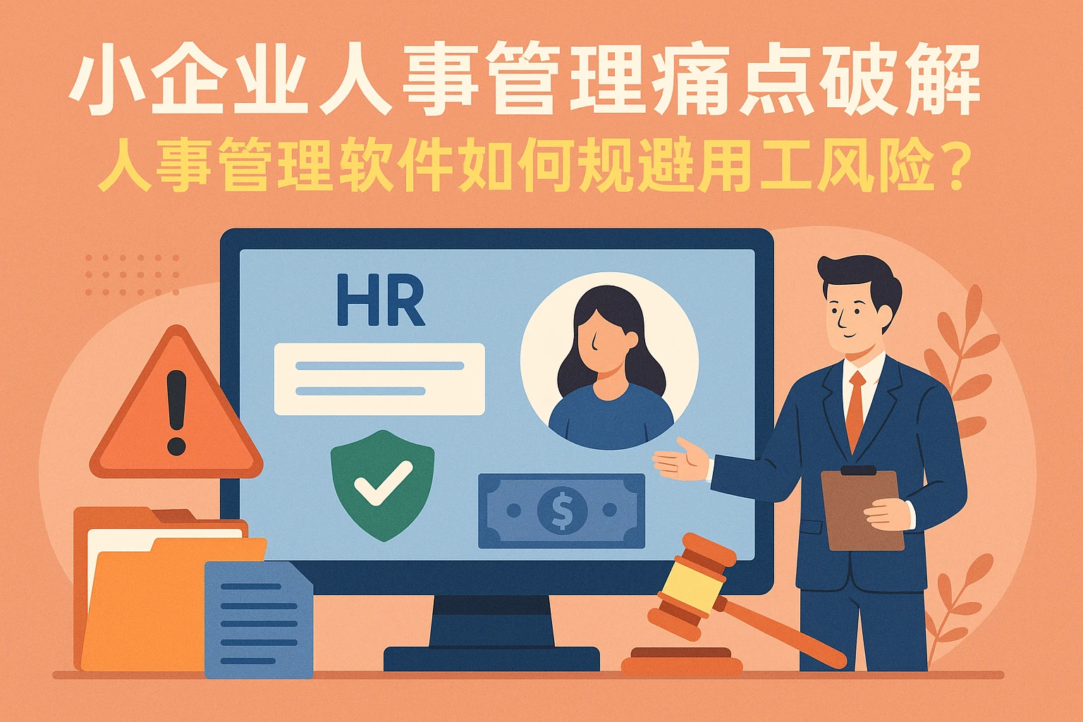 小企业人事管理痛点破解：人事管理软件如何规避用工风险？