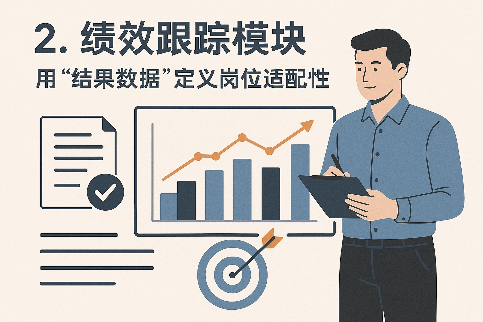 2. 绩效跟踪模块：用“结果数据”定义岗位适配性