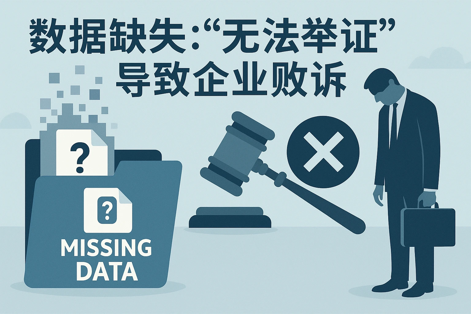 2. 数据缺失：“无法举证”导致企业败诉