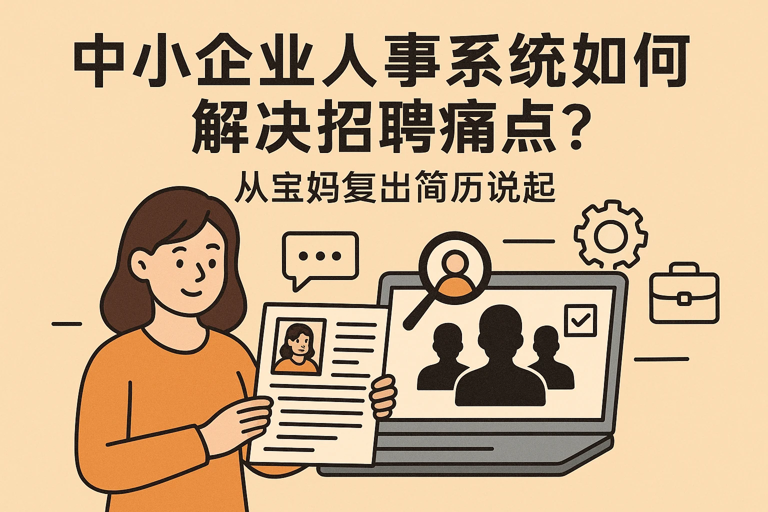 中小企业人事系统如何解决招聘痛点？从宝妈复出简历说起