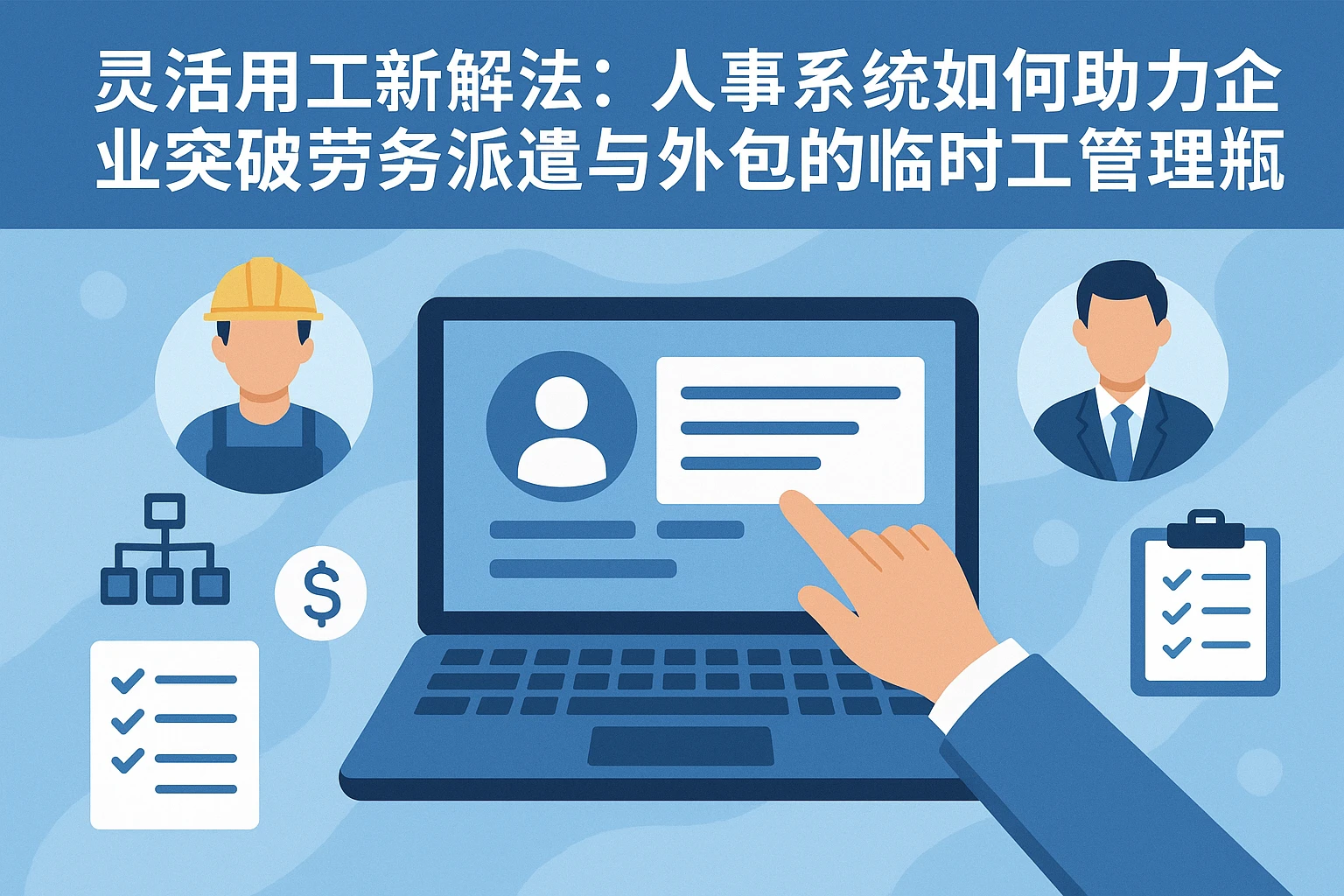 灵活用工新解法：人事系统如何助力企业突破劳务派遣与外包的临时工管理瓶颈？