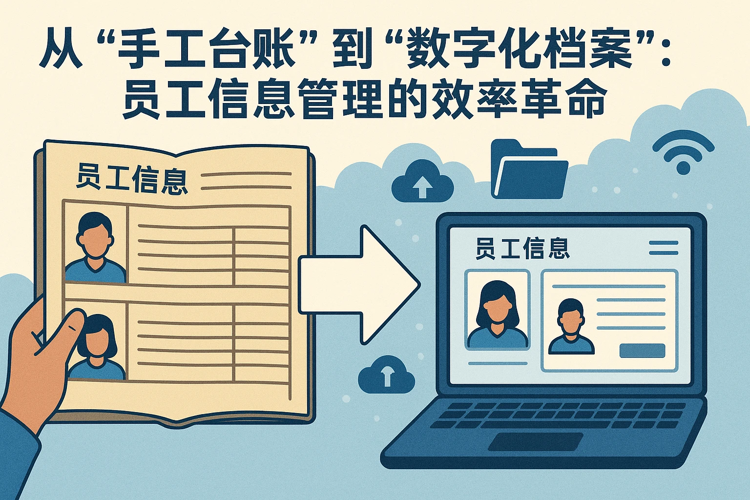 1. 从“手工台账”到“数字化档案”：员工信息管理的效率革命