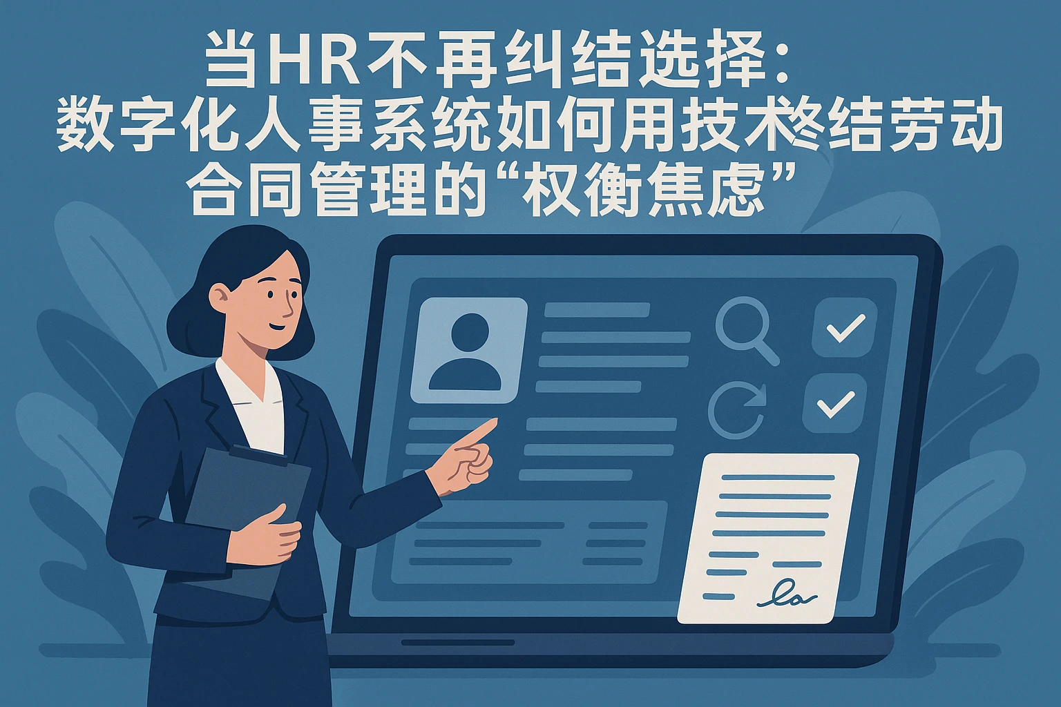 当HR不再纠结选择：数字化人事系统如何用技术终结劳动合同管理的“权衡焦虑”