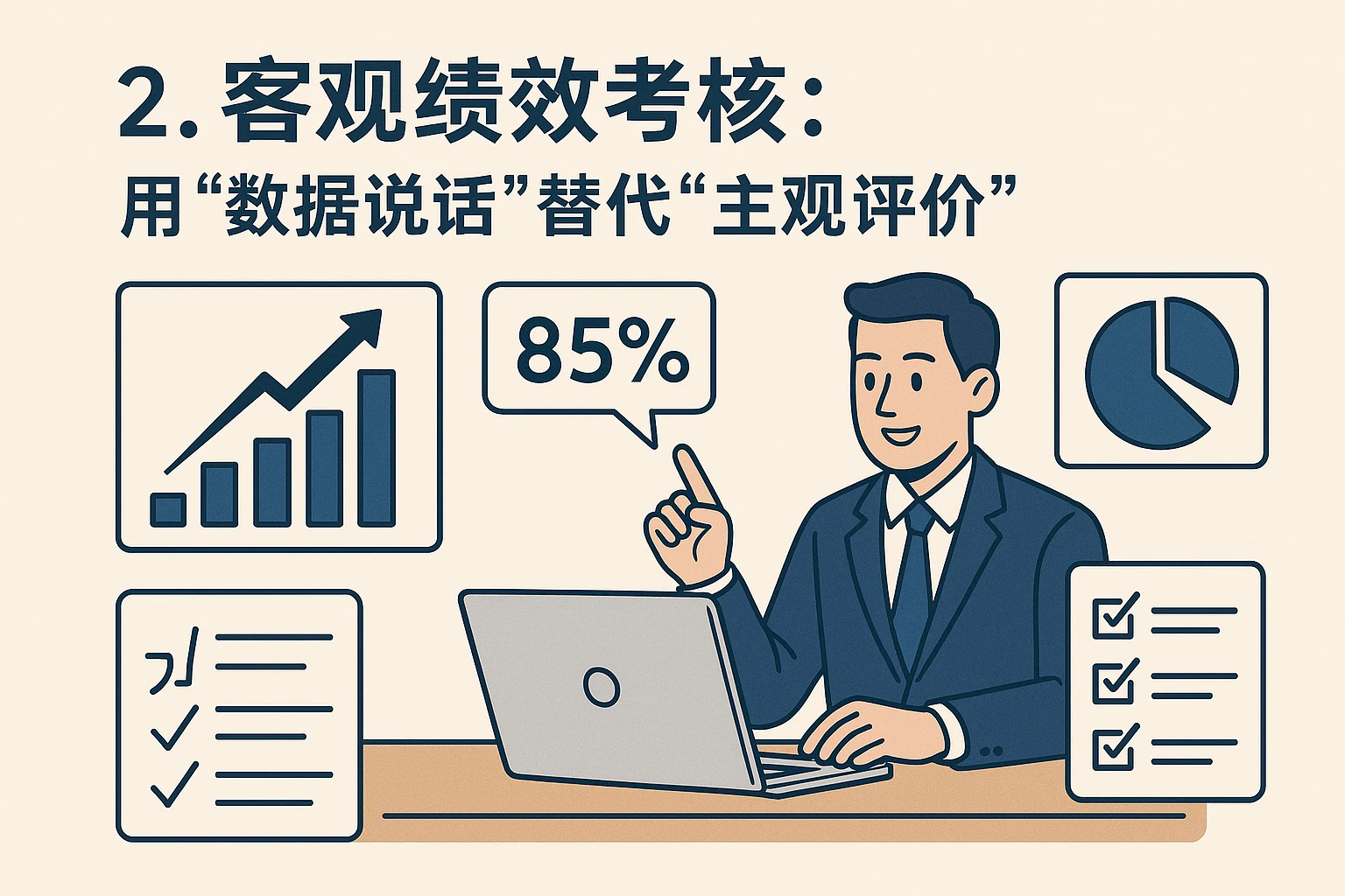 2. 客观绩效考核：用“数据说话”替代“主观评价”