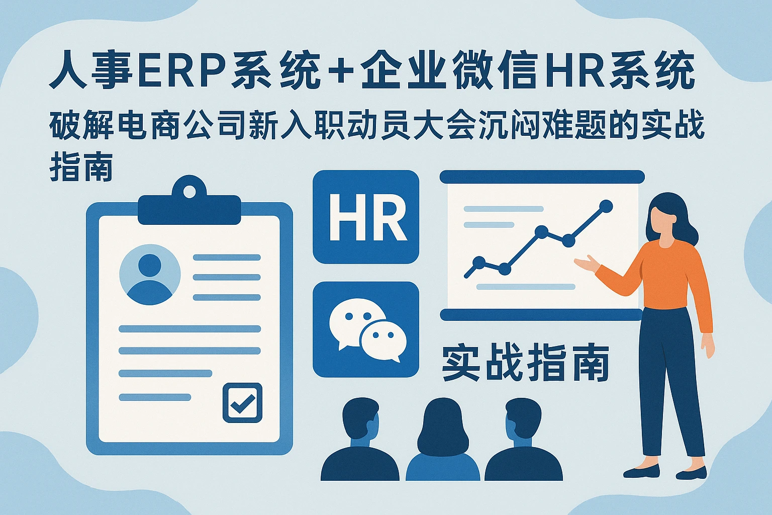 人事ERP系统+企业微信HR系统：破解电商公司新入职动员大会沉闷难题的实战指南
