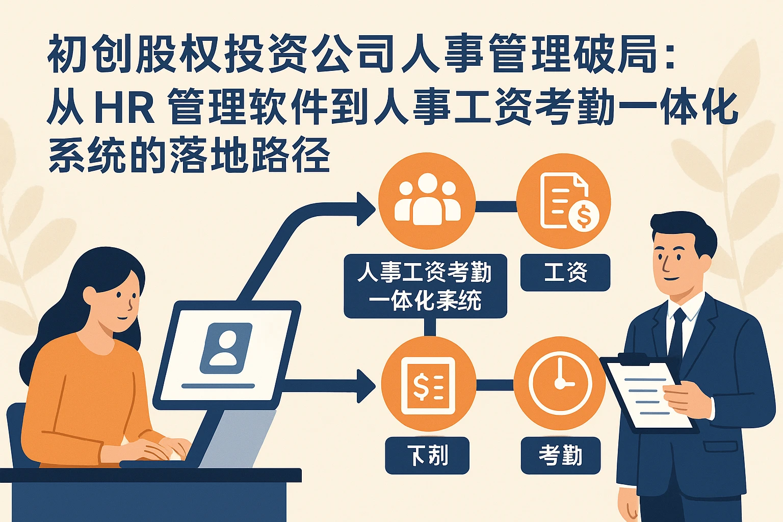 初创股权投资公司人事管理破局：从HR管理软件到人事工资考勤一体化系统的落地路径